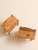 Wood 1950s The Pair of Vintage Small Pine Side Tables For Sale - Image 7 of 11