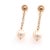 White Akoya Pearl Dangle Earrings 14k Gold Certified For Sale - Image 8 of 11