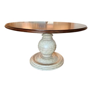 Theodore Alexander Brooksby Nicolet 54” Round French Art Deco European Dining Table Circa 2022 For Sale