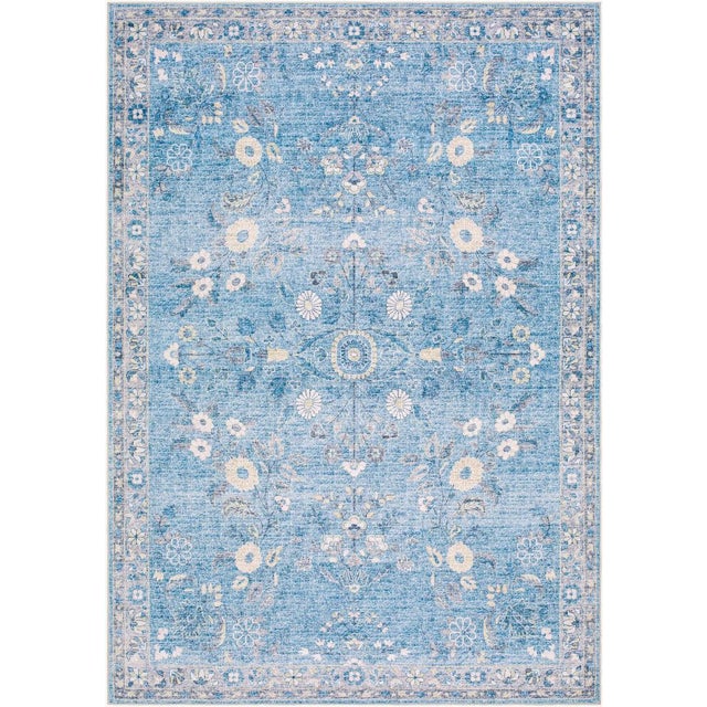 Lavable Machine Woven Rug Ivory 2x3 For Sale - Image 4 of 4