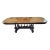 19th C Belgian Baroque Walnut Dining Banquet Table For Sale