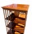 Early 20th Century Antique Arts & Crafts Walnut Three Tier Revolving Bookcase Excellent Condition For Sale - Image 5 of 12
