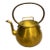 18th Century French Brass Teapot With Wrought Iron Handle, Circa 1790 For Sale