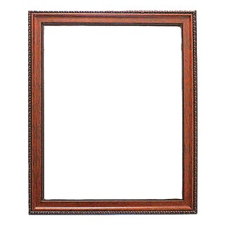 Vintage Wood Picture Frame Fits 20" X 16" Rabbet Opening For Sale