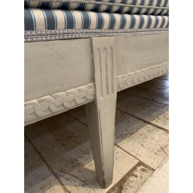 Early 19th Century Painted Gustavian Sofa, 1810 For Sale - Image 9 of 12