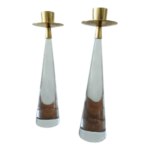 Timo Sarpaneva "Ascott" Candlestick Holders — Finnish Modernist Design