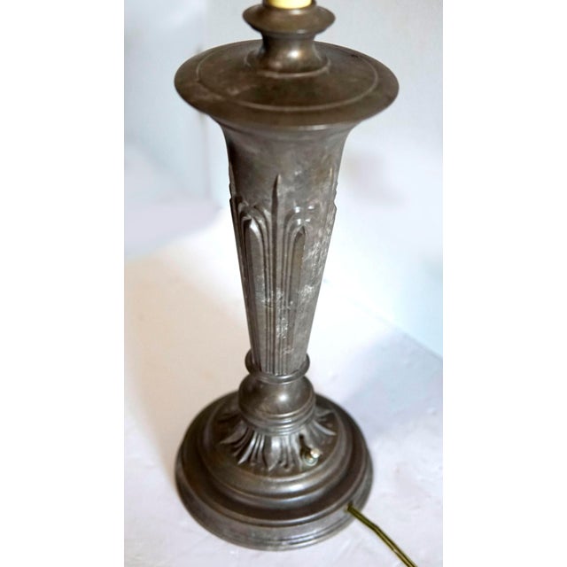 Bronze 1920s Neoclassical Revival Bronze Table Lamp For Sale - Image 8 of 11