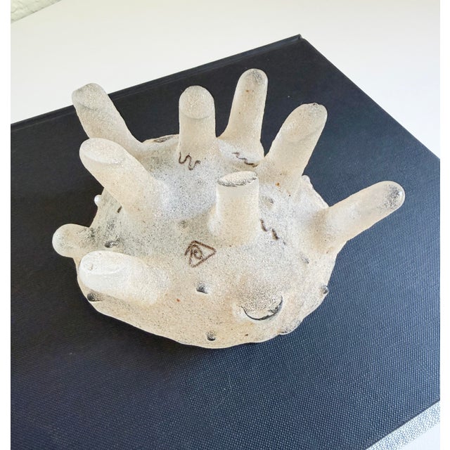 Hank Murta Adams Style Cast Glass Sculpture For Sale - Image 11 of 11
