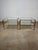 Brass and Glass Side Tables, 1960s For Sale - Image 3 of 9