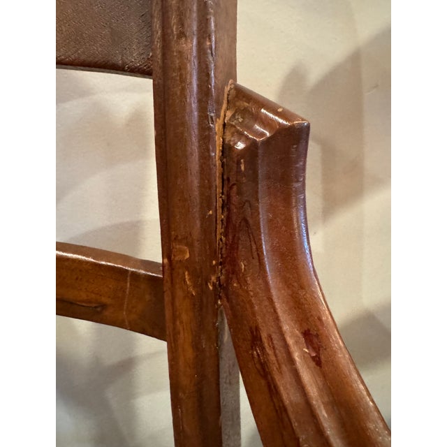 Vintage Victorian Style Mahogany and Cane Side Chairs - Set of 4 For Sale - Image 14 of 17