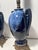 Art Deco 1930s Art Deco Cobalt Blue Ceramic Table Lamps Bronze Bases - a Pair For Sale - Image 3 of 7