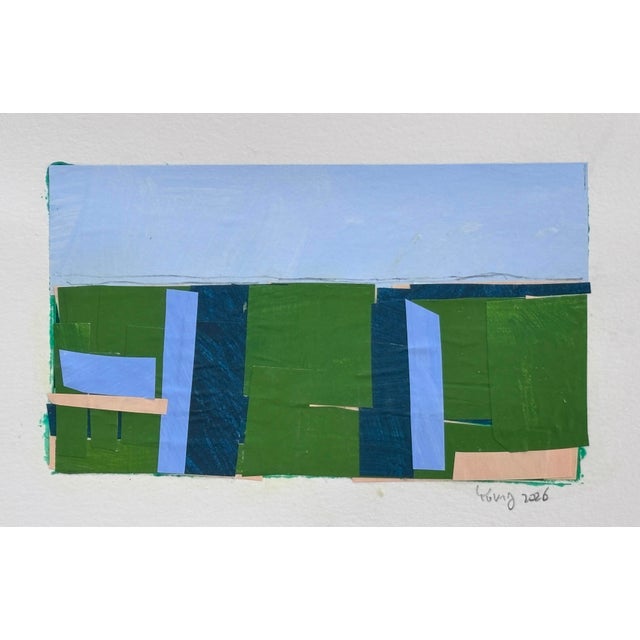 Brighten your room with bold colors from the Lake Series. Painted paper mounted to heavy acrylic archival watercolor...