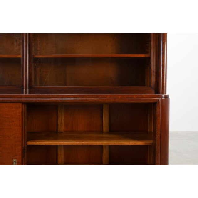 Large Art Deco Apothecary Cabinet attributed to De Coene, Belgium, 1920s For Sale - Image 4 of 16