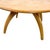 1950s Heywood-Wakefield Solid Birch Round Lazy Susan Coffee Table in Wheat For Sale - Image 5 of 18