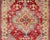 Antique Turkish Oushak Medallion Rug in Red, Lime Green, Gray & Light Blue For Sale - Image 4 of 11