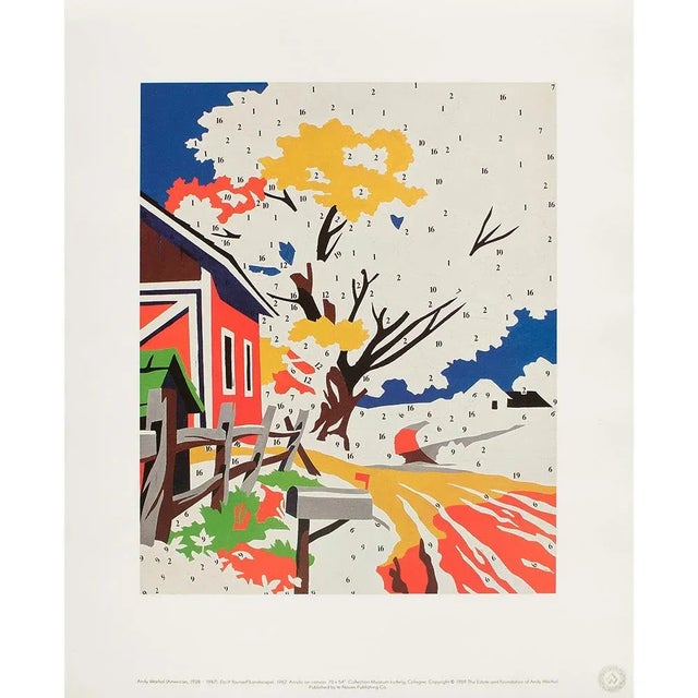 1989 the Andy Warhol Foundation After Andy Warhol "Do It Yourself (Landscape) 1962", Pop Art Lithograph For Sale In Dallas - Image 6 of 8