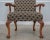Ball & Claw Foot Upholstered Library Armchair For Sale - Image 9 of 13