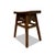 Asian Style Brown Elm Wood Butterfly Stool For Sale - Image 4 of 5
