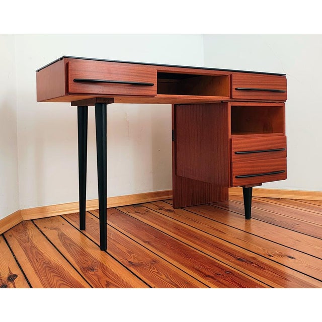 Czechoslovakian Desk attributed to M. Pozar for Up Závody, 1960s, Set of 2 For Sale - Image 9 of 18