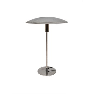 Chromed Table Lamp, Denmark , Circa 1970 For Sale