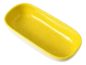 Vintage Italian Yellow Ceramic Dish from Italica Ars, 1960s