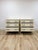 Vintage Pair of Chests French Provincial White 3 Drawer Cabriole Leg Nightstands For Sale - Image 12 of 18