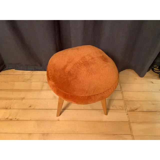 1950s Large Antimott Footstool from Knoll, Germany, 1950s For Sale - Image 5 of 11