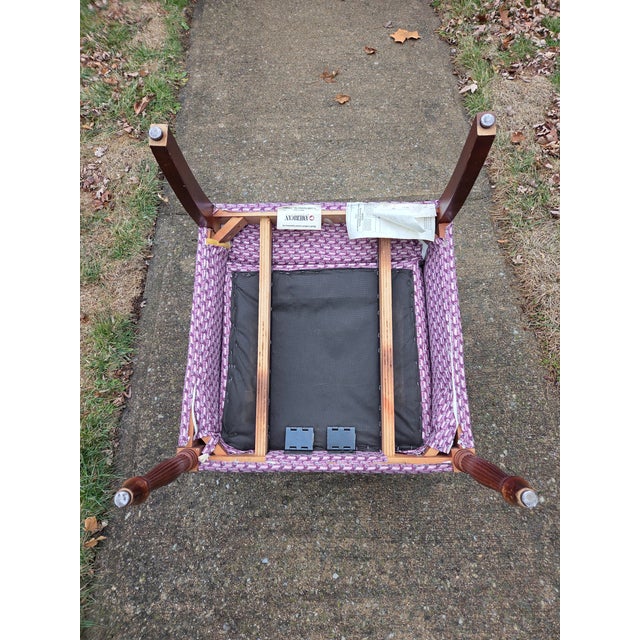 Vintage American of Martinsville Armchair in 'Thistle' Fabric - Style 01019-925 For Sale - Image 11 of 11