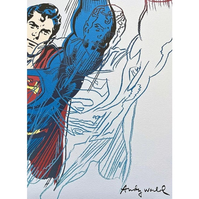 After Andy Warhol, Superman Light Blue, 1980s, Print For Sale - Image 4 of 6