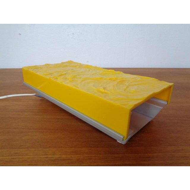 Pop Art Yellow Wall Lamp from Uwe Mersch, Germany, 1970s For Sale - Image 18 of 18