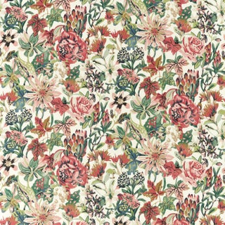 Harlequin Perennials Fabric in Grounded/Positano/Succulent For Sale