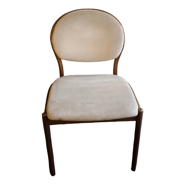 Vintage Upholstered Chair with Brown Beech Wood Frame and Colored Pad from Thonet, 1980s For Sale