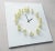 Mocapwhite-Yellow Illusionistic Wall Clock by Jan Paul For Sale - Image 12 of 12