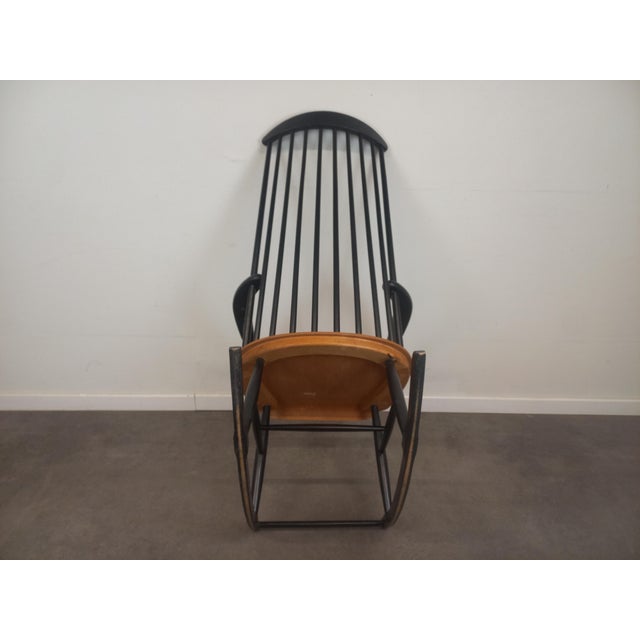 Scandinavian Rocking Chair by Ilmari Tapiovaara for Asko, 1950s For Sale - Image 6 of 15