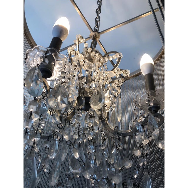 Restoration Hardware Vaille Crystal Chandelier | Chairish