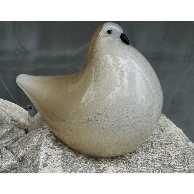 Murano Glass Dove with Gold Aventurine from Barovier & Toso, Italy, 1970s For Sale - Image 10 of 18