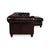 Vintage Chesterfield Leather Reddish Brown Chestnut Corner Sofa For Sale - Image 11 of 15