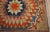 Tan Excellent Multicolored With Unique Symmetrical Desing Forming a Star in the Center Antique American Hooked Rug For Sale - Image 8 of 13