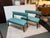 Design Plus Gallery presents a Pair of Custom Benches. The transitional silhouette enables the elegant pair to seamlessly...