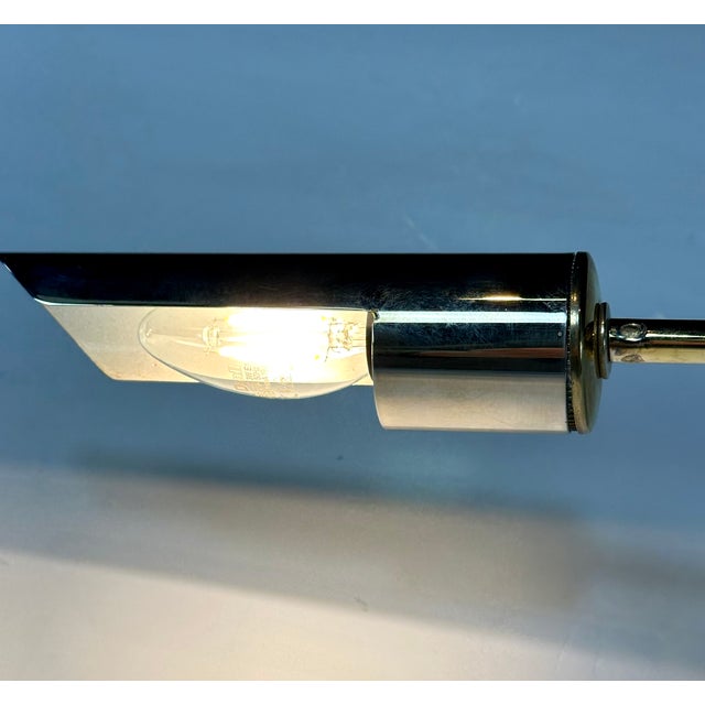 1970s Italian 6-Light Arc Floor Lamp in Gilded Brass, 1970s For Sale - Image 5 of 15