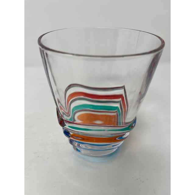 Set of 4 Venetian Glasses For Sale - Image 4 of 5
