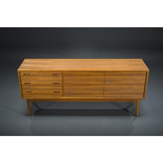 Wood Vintage Walnut Sideboard, 1960s For Sale - Image 7 of 15