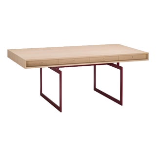 Office Desk Table in Wood and Steel by Bodil Kjær for Karakter For Sale