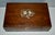 Brown Antique Inlaid Mother of Pearl Rosewood Lap Desk For Sale - Image 8 of 13