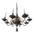 1900s E.F.Caldwell Silver-Plated Chandelier. For Sale