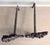 Metal Antique 19th-Century Rococo Revival Cast Iron Andirons - Decorative Pair For Sale - Image 7 of 10