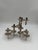 Metal Mid-Century Modern Silver-Plated Taper Holders by Stoff for BMF, West Germany, 1950s, Set of 4 For Sale - Image 7 of 14