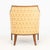 Wood Art Deco Style Walnut Upholstered Club Chair For Sale - Image 7 of 8