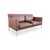 Postmodern Two-Seater Jason Sofa in Leather by Walter Knoll For Sale - Image 3 of 11