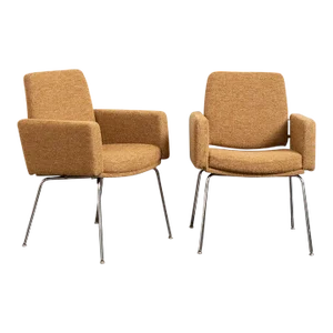Pair of Mid-Century Modern Armchairs by Jg Furniture